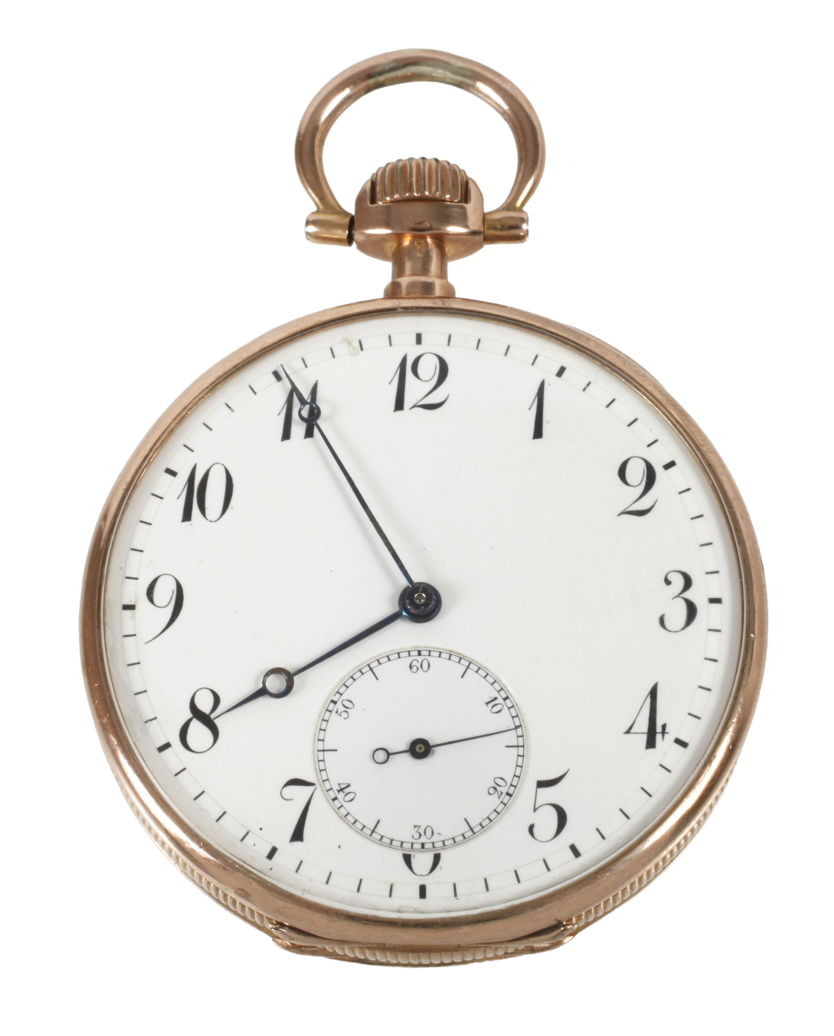 Schwere Taschenuhr IWC mit Münzrand