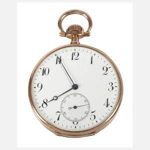 Schwere Taschenuhr IWC mit Münzrand