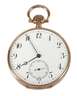 Schwere Taschenuhr IWC mit Münzrand