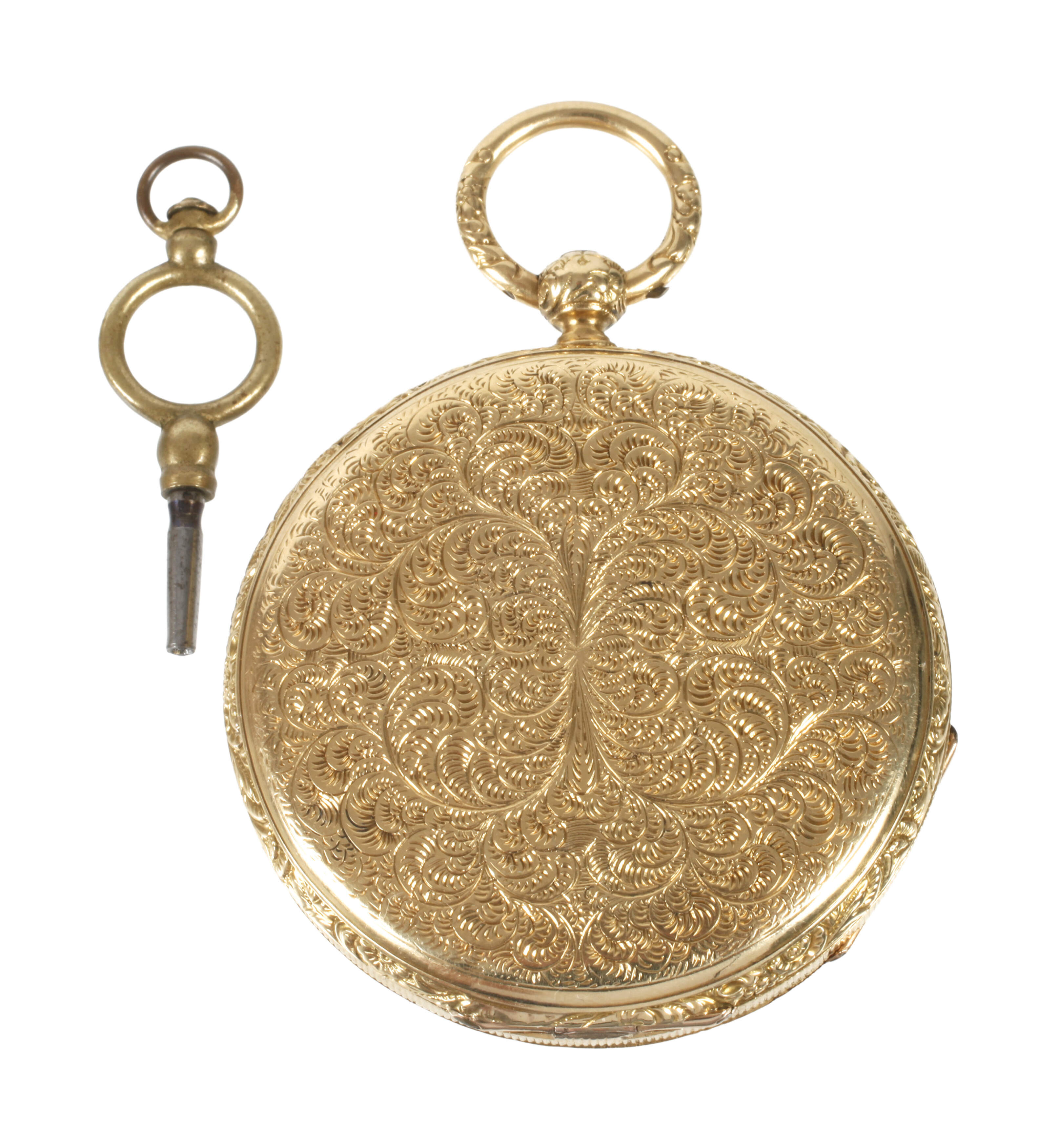 Schlüsseluhr 18K Gold