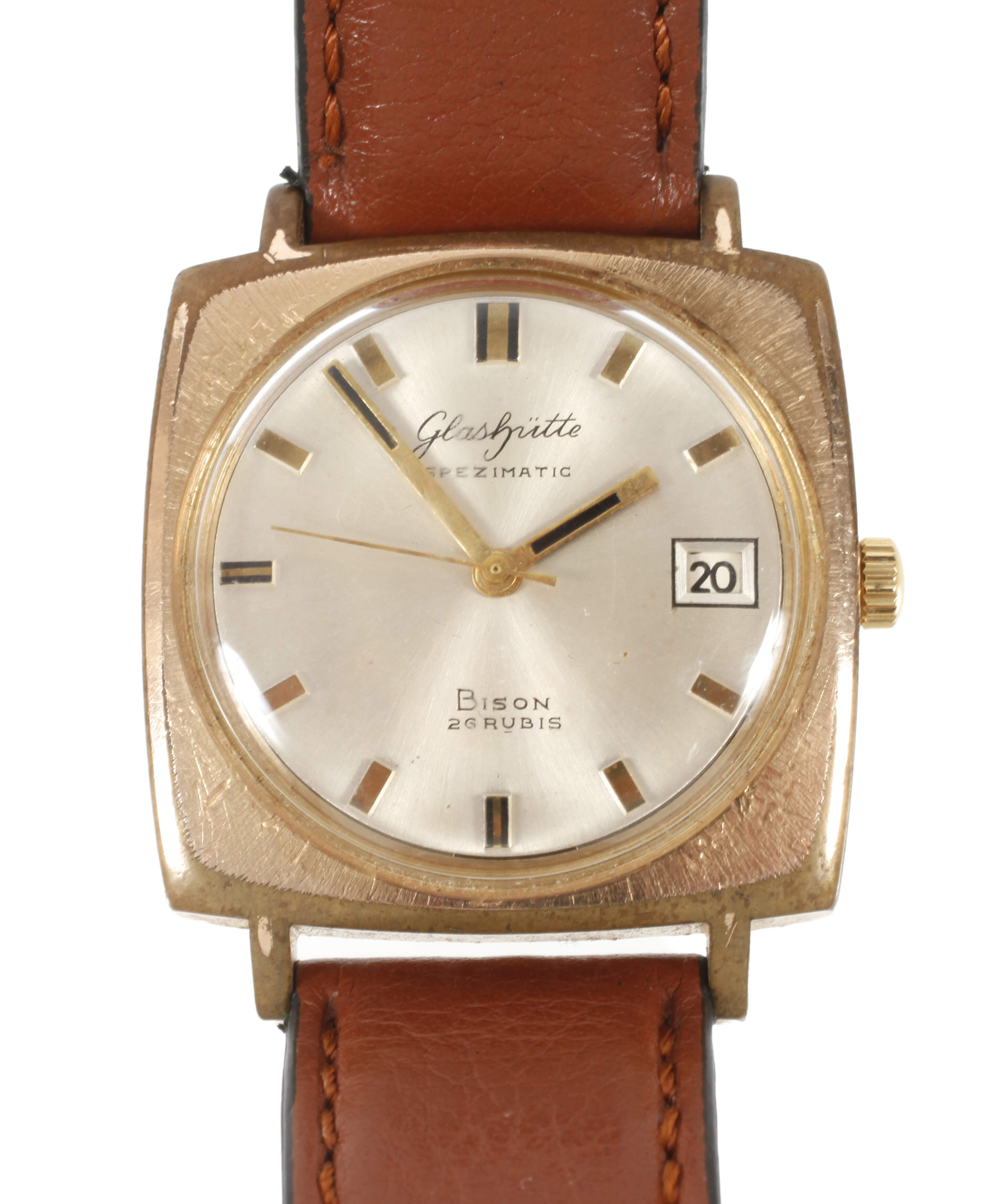 Herrenuhr Glashütte Spezimatic Bison