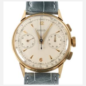 Herrenuhr Jaeger Chronograph 18K Gold