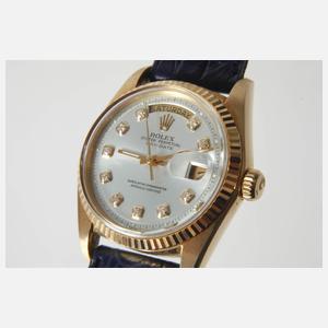 Herrenarmbanduhr Rolex Oyster Daydate 18K Gold
