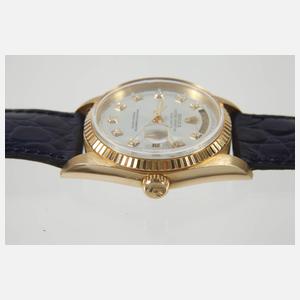 Herrenarmbanduhr Rolex Oyster Daydate 18K Gold