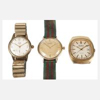 Drei Herrenuhren Glashütte111