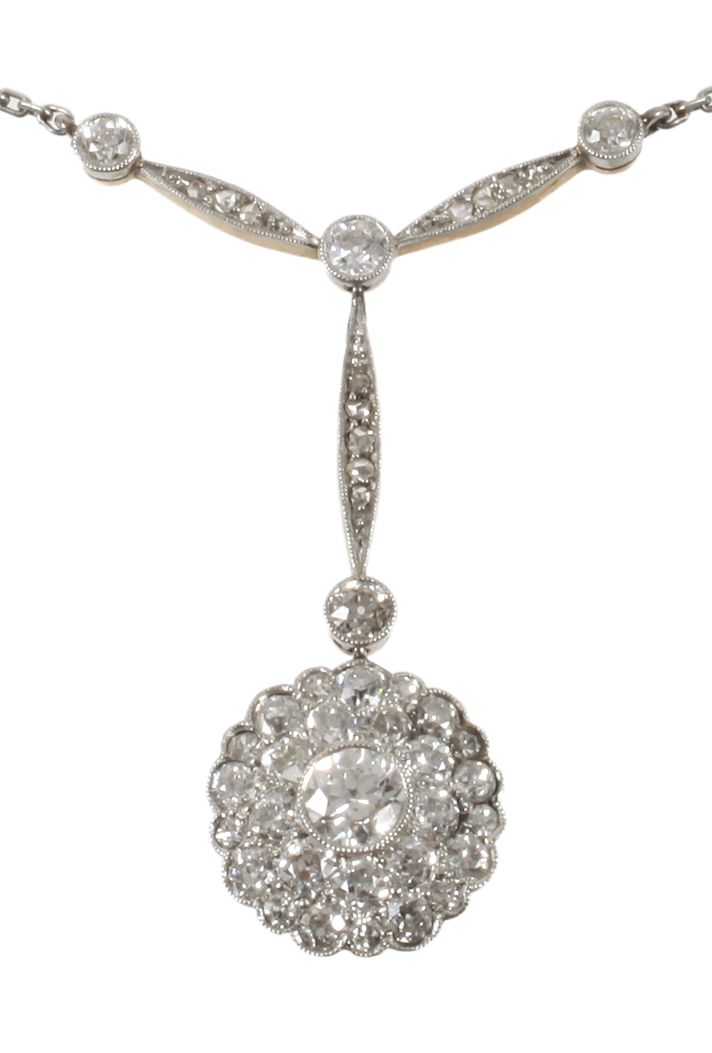 Prächtiges Diamantcollier