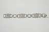 Diamantarmband Platin Art déco