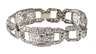 Diamantarmband Platin Art déco