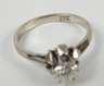 Solitärring mit Brillant von ca. 0,5 ct