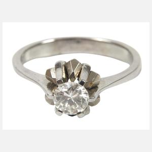 Solitärring mit Brillant