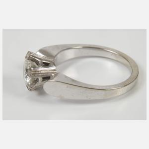 Damenring mit Brillant von ca. 1,05 ct