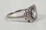 Platinring mit Brillant von ca. 1,1 ct