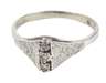 Damenring mit Diamanten
