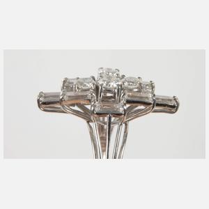 Prächtiger Damenring mit Diamanten