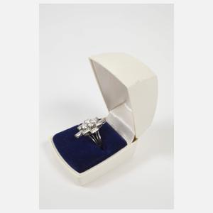 Prächtiger Damenring mit Diamanten