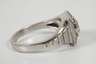 Platinring mit einem Brillanten von ca. 1,8 ct