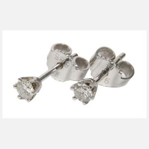 Paar Brillantohrstecker