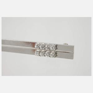 Stabbrosche mit Brillanten