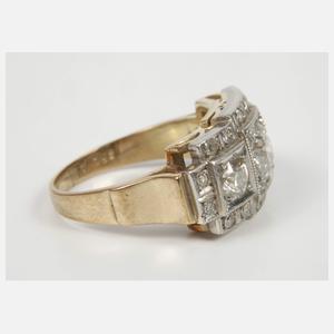 Prächtiger Damenring mit Diamanten