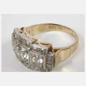 Prächtiger Damenring mit Diamanten