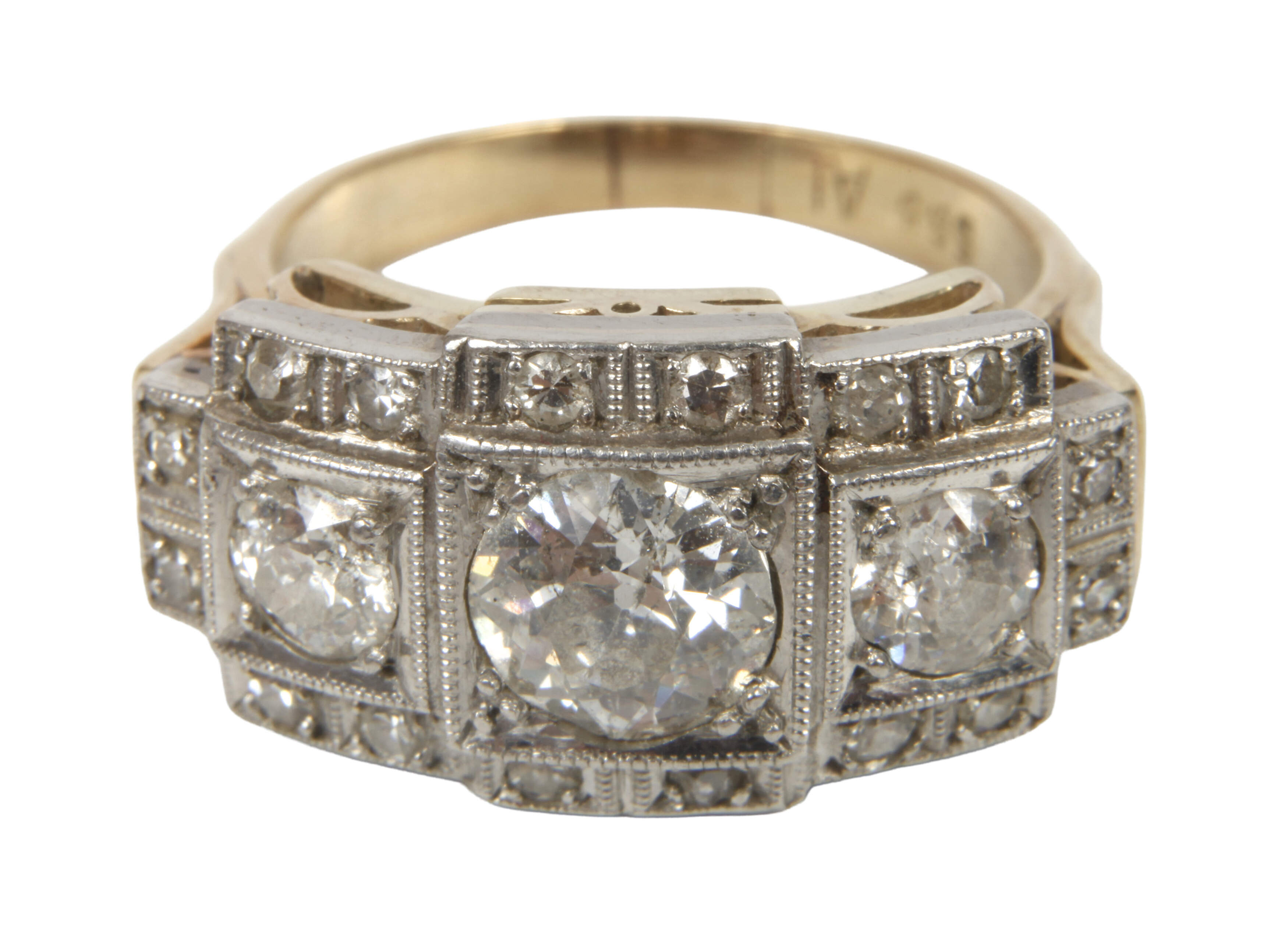 Prächtiger Damenring mit Diamanten