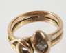 Schlangenring mit Diamant