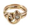 Schlangenring mit Diamant