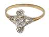 Damenring mit Diamanten
