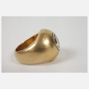 Prächtiger Damenring mit Brillant von ca. 2,6 ct