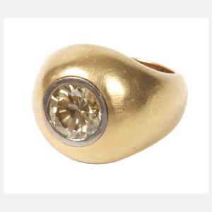 Prächtiger Damenring mit Brillant von ca. 2,6 ct