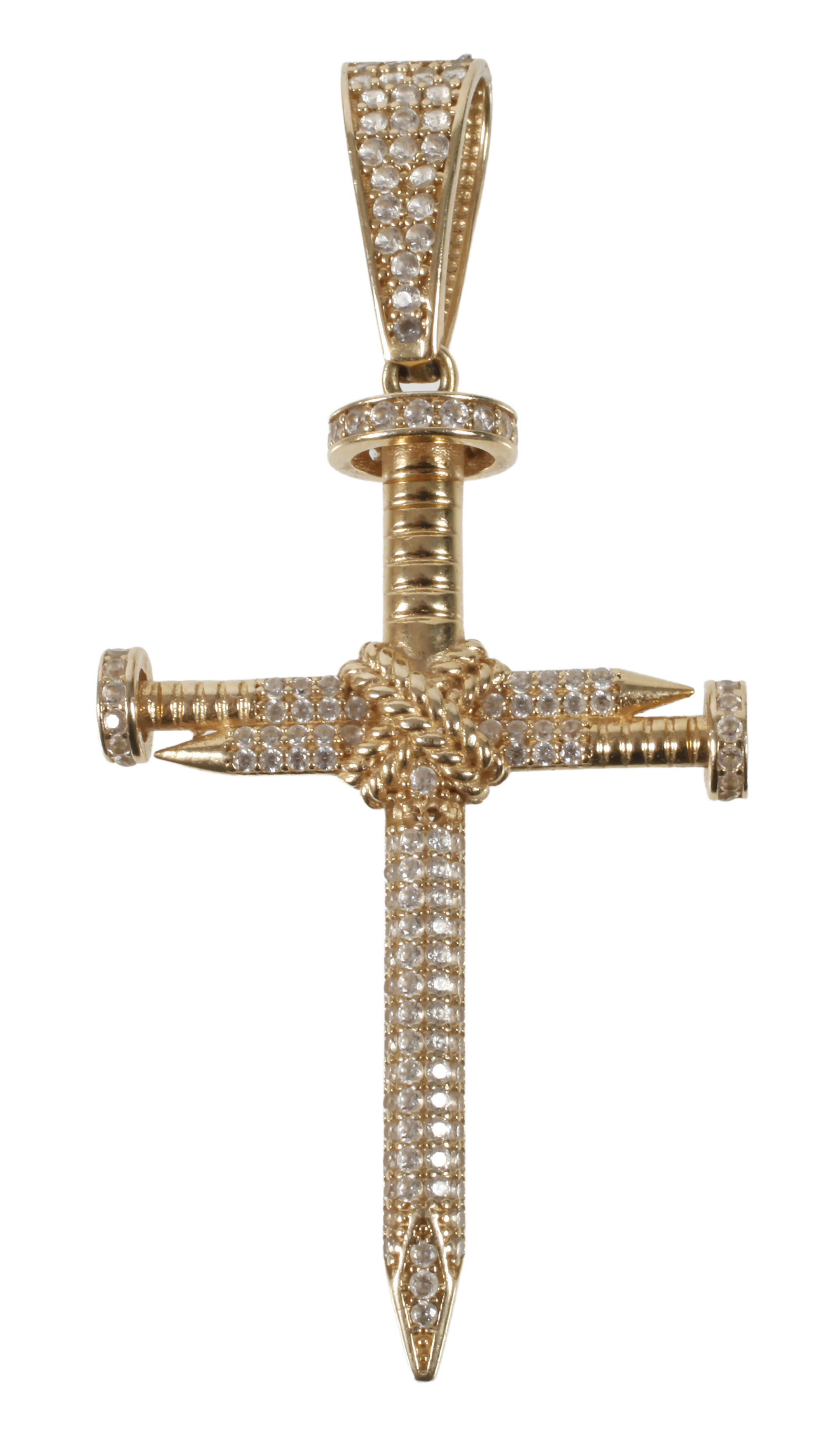 Kreuzanhänger mit Brillanten