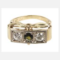 Damenring mit Turmalin und Diamanten111