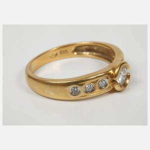 Damenring mit Brillanten