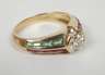 Hochwertiger Damenring mit Brillant von ca. 1,2 ct