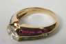 Hochwertiger Damenring mit Brillant von ca. 1,2 ct