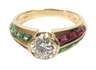 Hochwertiger Damenring mit Brillant von ca. 1,2 ct