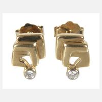 Paar Ohrstecker mit Brillanten111