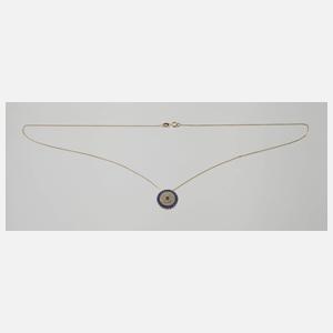 Collier mit Steinbesatz