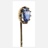 Krawattennadel mit Saphir111