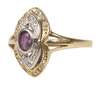 Damenring mit Rubin und Diamanten