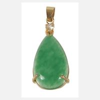 Anhänger mit grüner Jade111