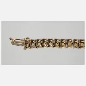 Tennisarmband mit Steinbesatz