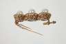 Brosche mit Perlen und Diamanten