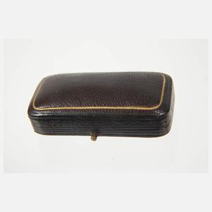 Brosche mit Perlen und Diamanten