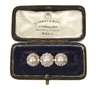 Brosche mit Perlen und Diamanten