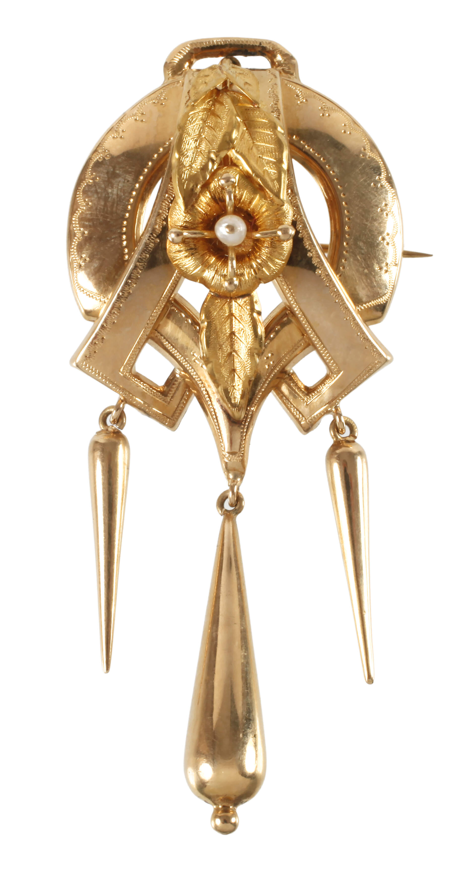 Gustav Dahlgren & Co. Malmö Goldbrosche