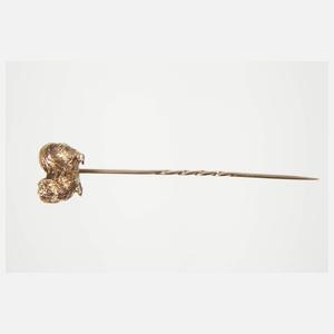 Krawattennadel mit einem Pekinesen