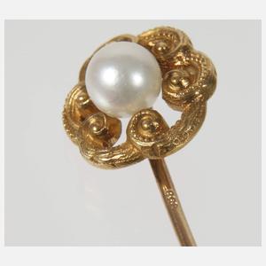 Krawattennadel mit Perle