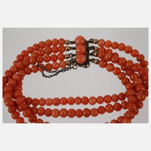 Armband und Collier Koralle