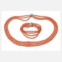 Armband und Collier Koralle111